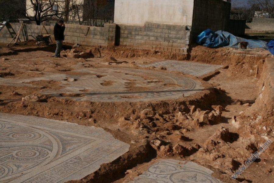 Nizip Akevler de 5.yy.Manastırı ve mozaikleri