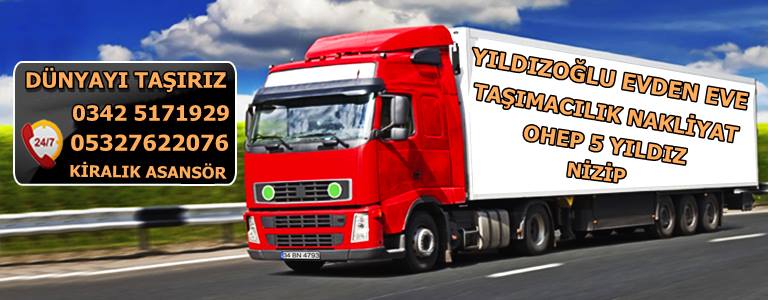 Nizip evden eve taşımacılık yıldızoğlu 05327622076