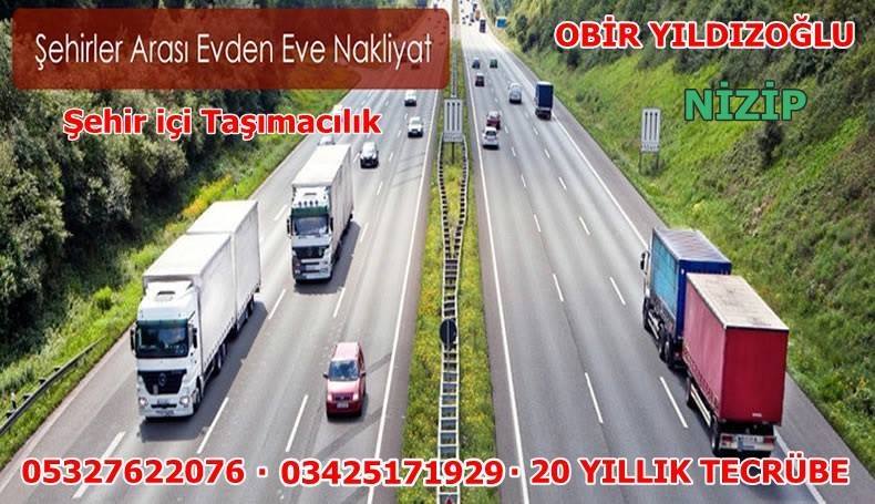 Nizip evden eve taşımacılık yıldızoğlu 05327622076