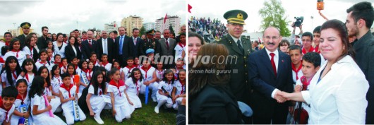 Nizipli Öğrencilerden melodika Rekor Denemesi