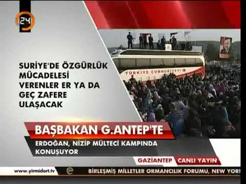 Video: Başbakan Erdoğan. Nizip'te Suriyelilerin Kaldığı Çadır Kenti Ziyaret Etti. Video: Başbakan Erdoğan. Nizip'te Suriyelilerin Kaldığı Çadır Kenti Ziyaret Etti.