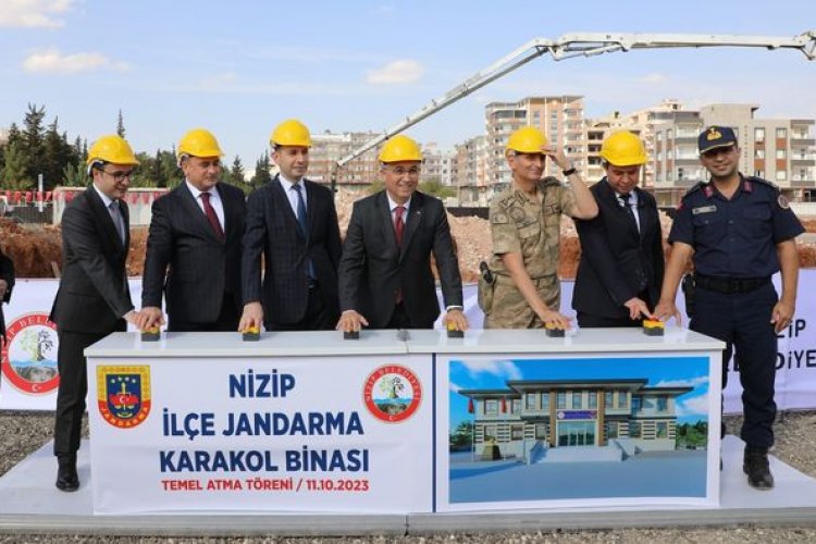 Jandarma hizmet binasının temeli atıldı Jandarma hizmet binasının temeli atıldı