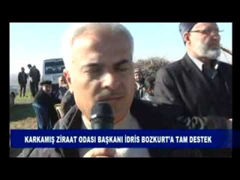 Karkamış ziraat odası başkanı idris bozkurt