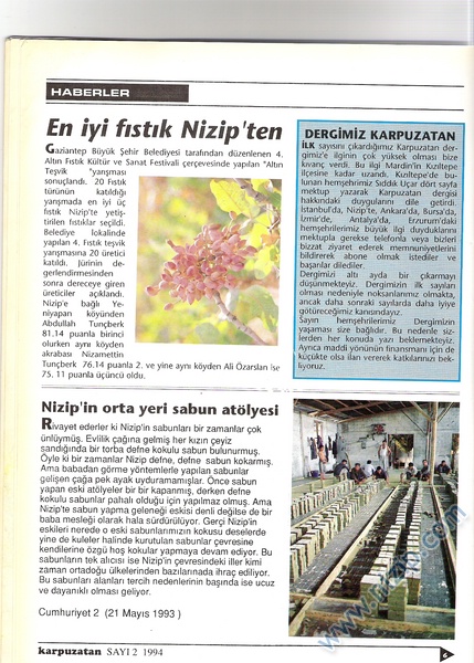 Karpuzatan Dergisi 1994