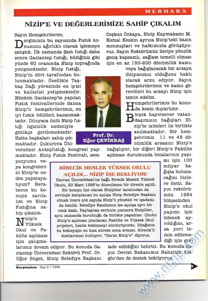 Karpuzatan Dergisi 1995