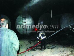 Nizip - Asfalt Şantiyesinde Korkutan Yangın