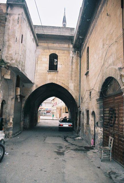 Foto : 203- Hacı Ahmet Sayın Sabunhanesi, batı cephe ve sayınlar sabunhanesini birbirine bağlayan kabaltıdan görünüş