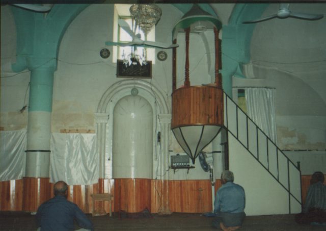 Foto : 89- Molla Ahmet Camii, mihrap bölümünden görünüş