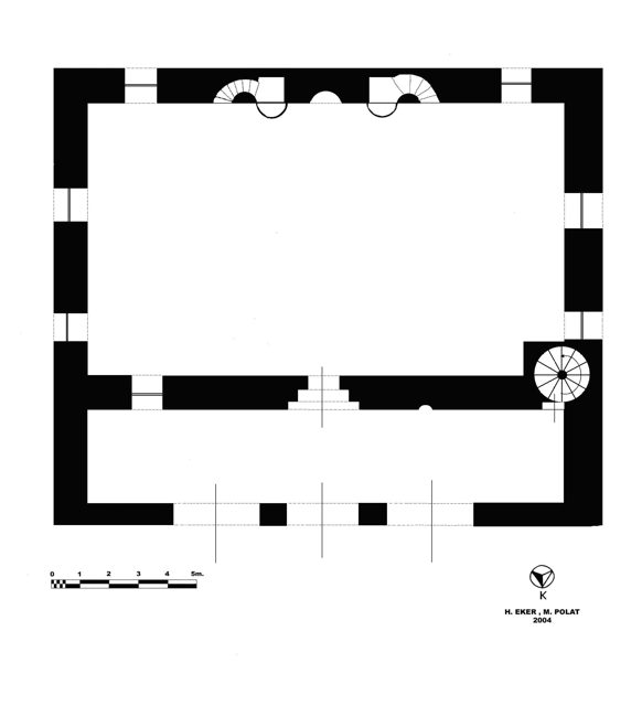 Çizim : 18- Çanakçı Köyü Camii Planı.