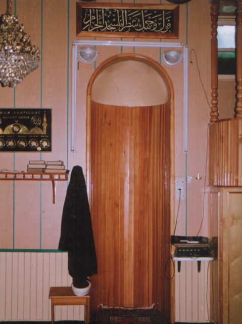 Foto : 42- Hamam Camii, mihraptan görünüş