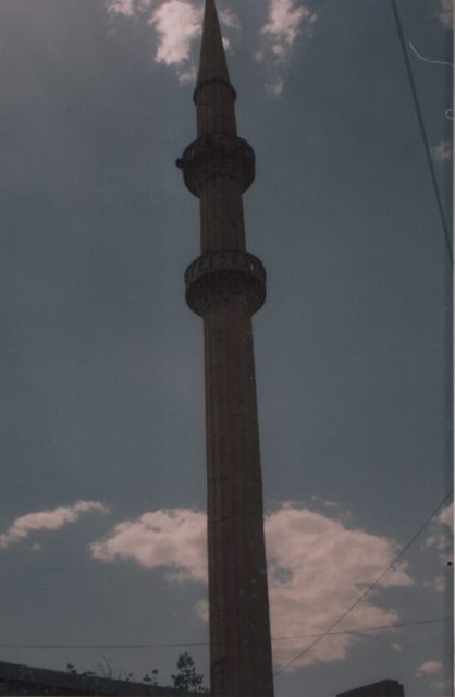 Foto : 81- Salkım Kasabası Merkez Camii, minareden görünüş