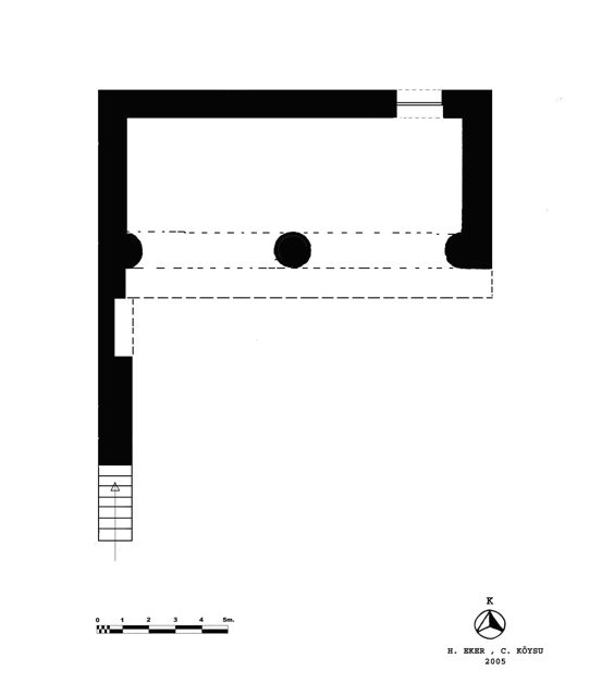 Çizim : 30- İbrahim Eser Evi Zemin Kat Planı.