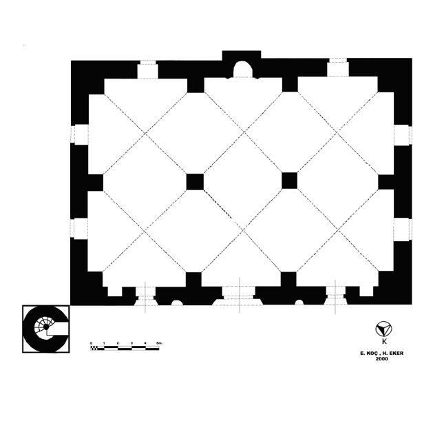 Çizim : 6- Leylek Camii Planı.